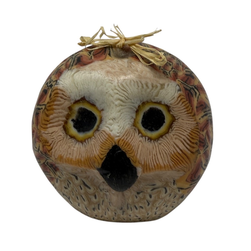 NWT Anthropologie Multi Colored Owl Candle‎